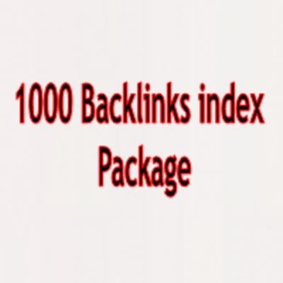 1000 backlinks index package